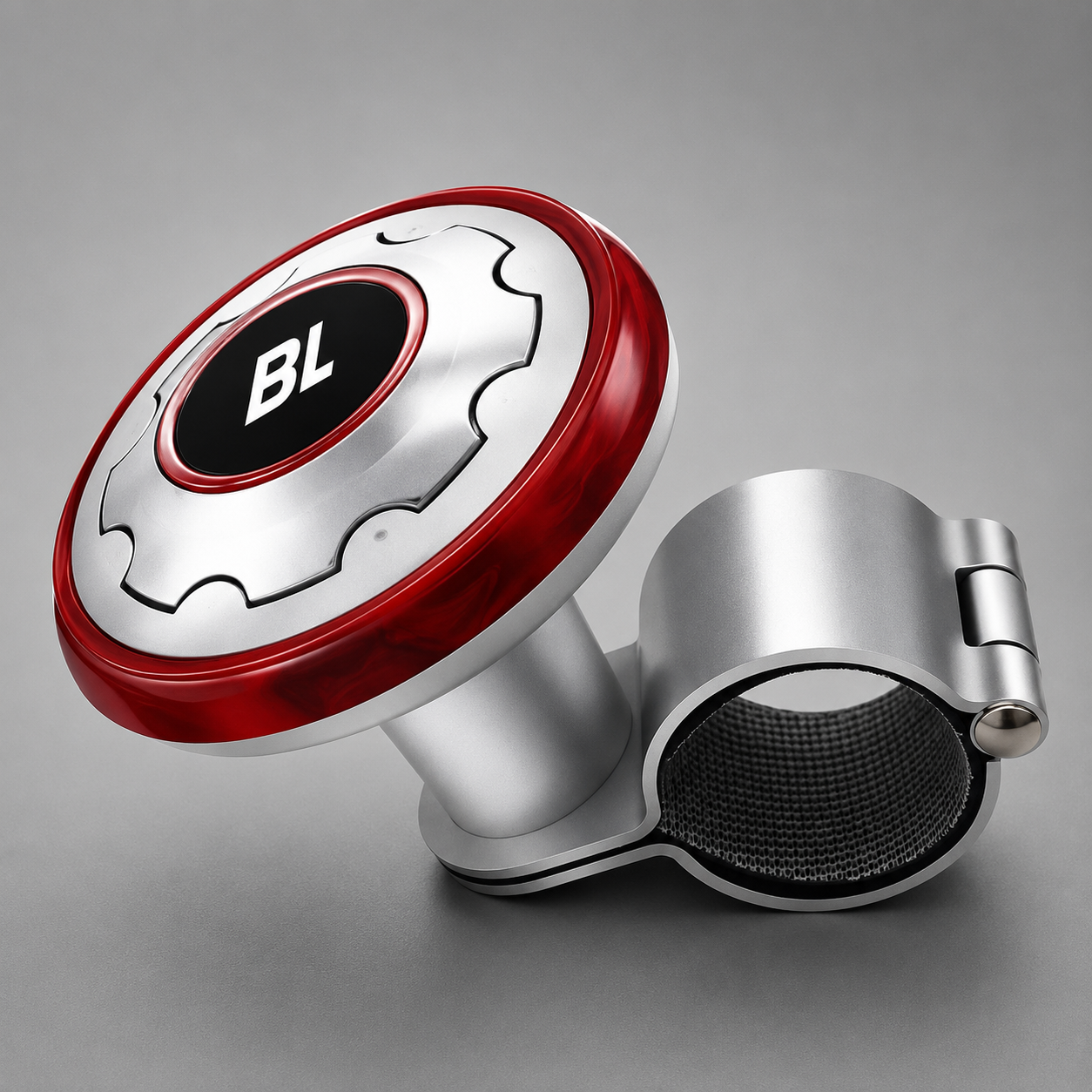 Steering Wheel Spinner – Steel Bearing, 5 Finishes (Black, Silver, Carbon Fiber, Chrome, Wood)