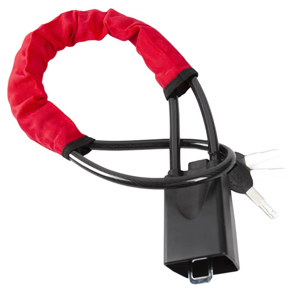 Car Steering Wheel Lock with Seat Belt Socket Steel Rope Universal Anti-Theft Locking Car Lock System