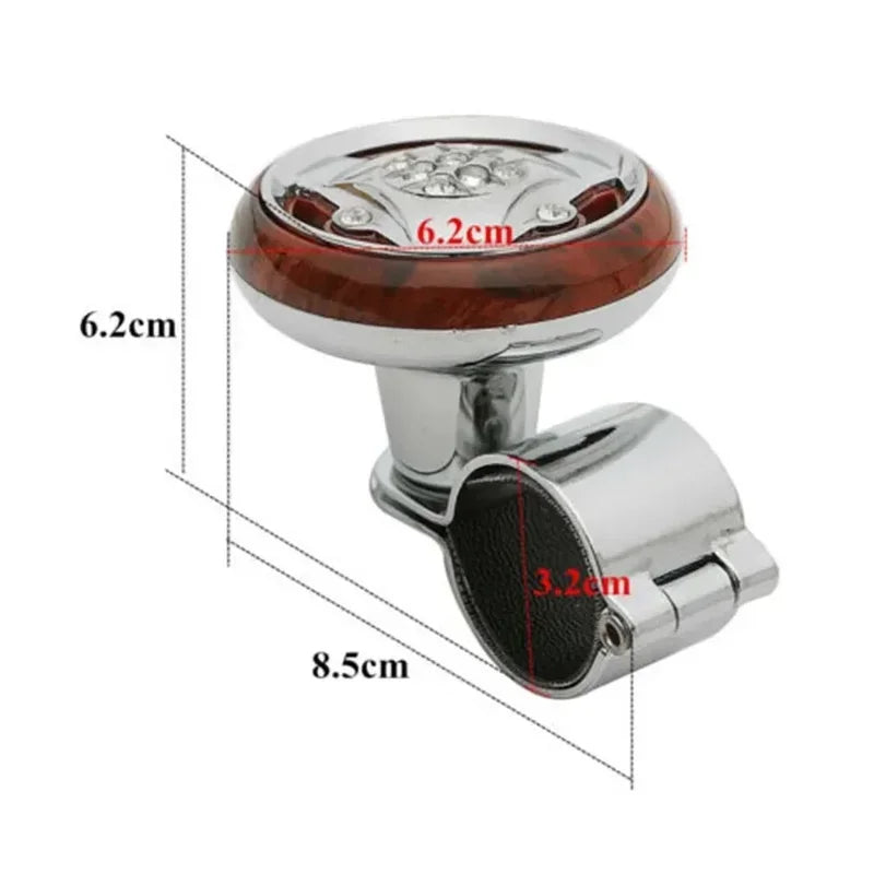Universal Car Steering Wheel Spinner Knob Ball Power Handle Assister for Car and Truck - Easy Grip Control