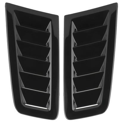 2PCS Hood Vents Focus RS MK2 Style the Latest Solid Material, Durable and Hardened ABS Universal