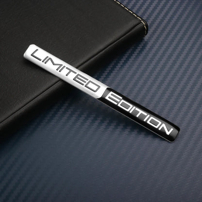 3D Metal Aluminum Car Body Side Fender Limited Edition Emblem Sticker Auto Decoration for MITSUBISHI Ralliart Lancer Outlander