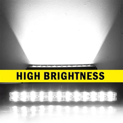 6D Lens Ultra Strip LED Light Bar 8" 14" 20" Inch Driving Fog Lamp Work Light 4X4 Led Bar for Motorcycle Offroad SUV ATV Tractor