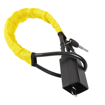 Car Steering Wheel Lock with Seat Belt Socket Steel Rope Universal Anti-Theft Locking Car Lock System