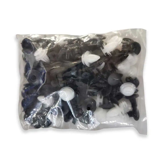 100Pcs Auto Fastener Clip Car Fender Push Retainer Pin Rivet Bumper for Door Trim Panel Retainer, Box/Bag Package