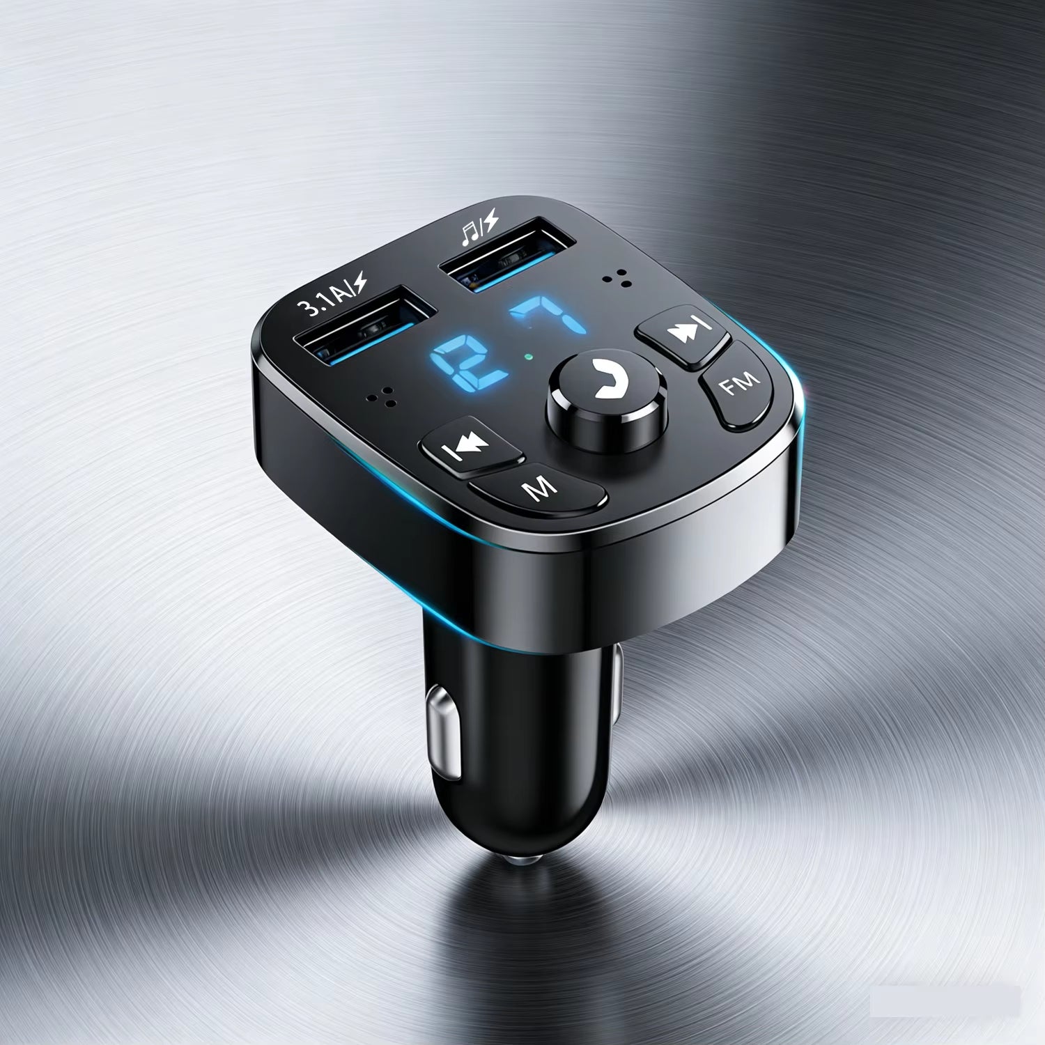 Car Bluetooth Receiver Lossless Sound Quality MP3 Player Conversion Multifunctional Car Charge