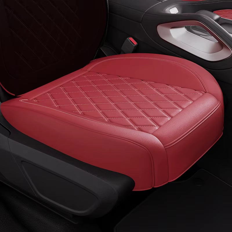 Nappa Leather Car Seat Cover Surround Bottom Car Seat Cover Full Set Durable Car Seat Protection Cushion Car Accessories