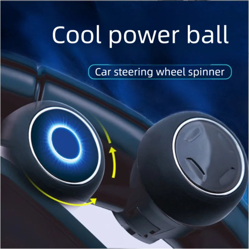 Universal Car Steering Wheel Booster Ball Labor Saving Turning Spinner Knob Bearing Power Handle Holder Automotive Accessories