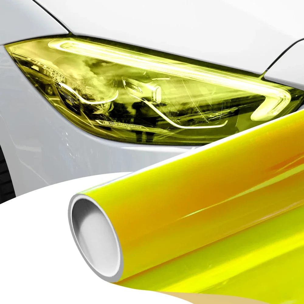 Car Sticker Chameleon Light Headlight Taillight Rear Lamp Film Waterproof Vinyl Wrap Stickers for Motorcycle Car Accessories