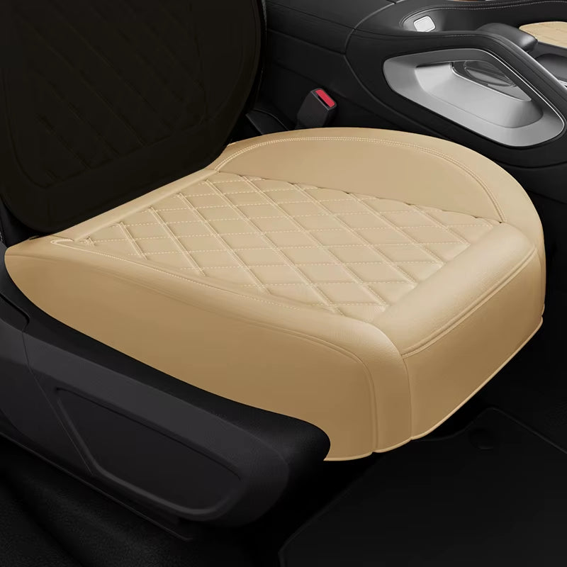 Nappa Leather Car Seat Cover Surround Bottom Car Seat Cover Full Set Durable Car Seat Protection Cushion Car Accessories