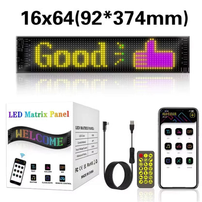 Devil Eyes LED Matrix Pixel Panel Flexible Display for Car Truck Windshield Window Demon Eye Lights APP Control IP65 DIY Light
