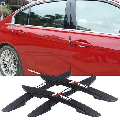 4Pcs Car Door Edge Anti-Collision Strips Bumper Trim Sticker Accessories for  Rav4 Corolla Chr Yaris Camry Cross Auris TRD
