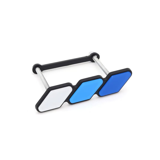 3 Colors Grille Badge Emblem Logo for Toyota Tacoma Tundra 4Runner TRD Highlande Rav4 CHR Strip Air Inlet Auto Car Accessories