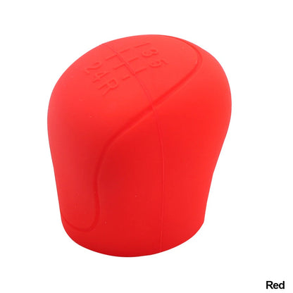 Car Silicone Gear Shift Knob Cover Gear Shift Non-Slip Grip Handle Protective Covers Manual 5 6-Speed Car Interior Accessories