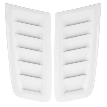 2PCS Hood Vents Focus RS MK2 Style the Latest Solid Material, Durable and Hardened ABS Universal