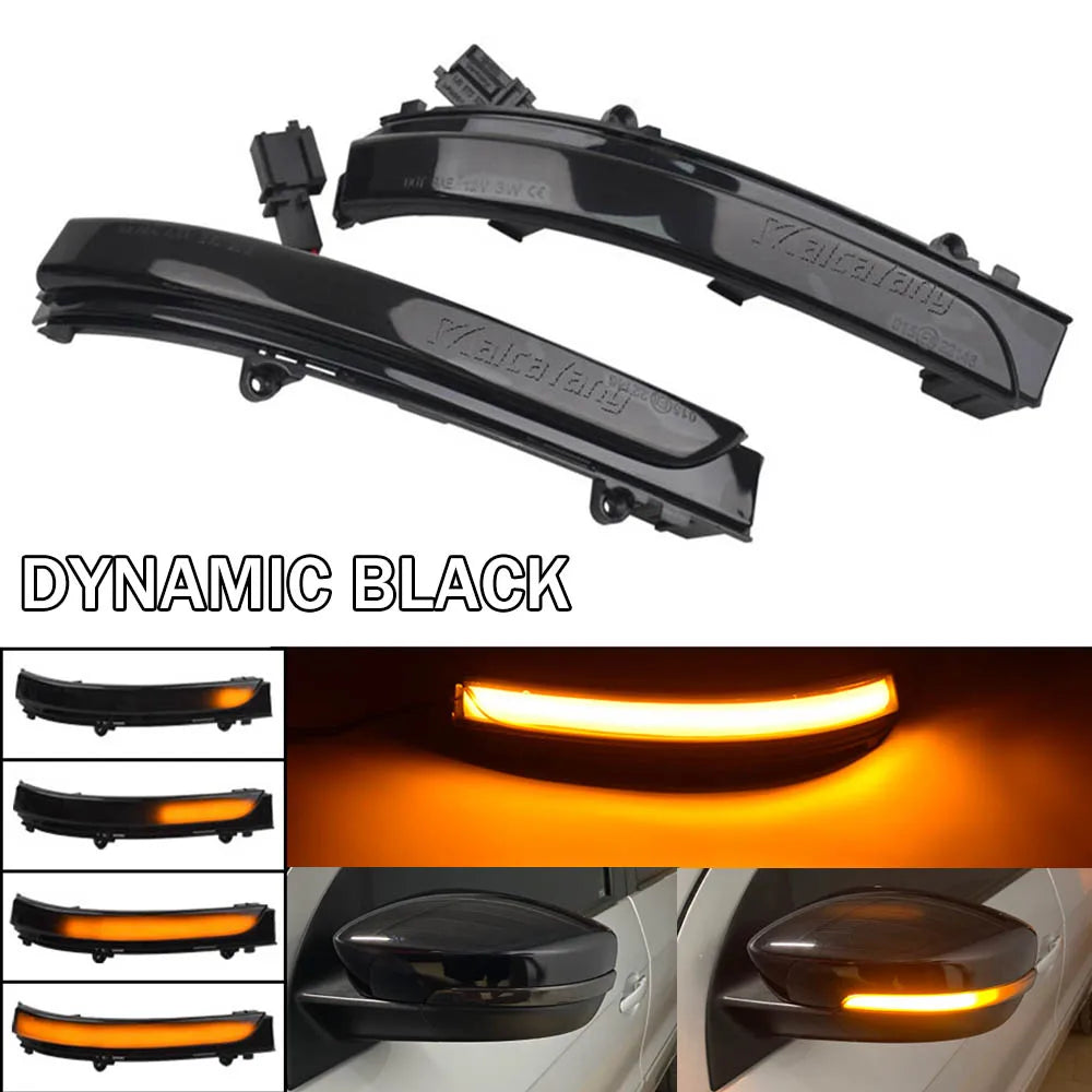 For VW Volkswagen Jetta Mk6 SE 2011 2012 2012 2013 2014 2015 2016 2017 2018 Dynamic Side Mirror LED Sequential Indicator Light