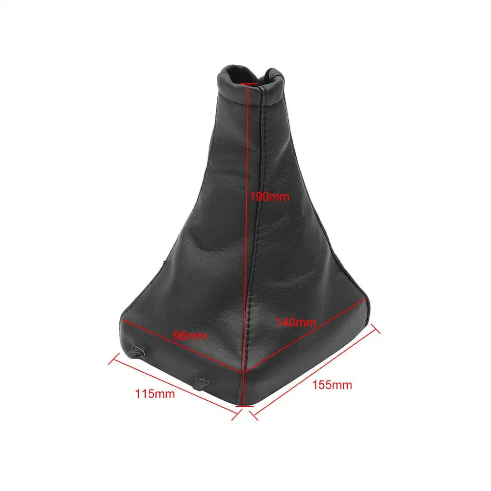 Leather Car Gear Shift Gaiter Boot, Universal Shifter Lever Dustproof Cover, Wear Resistant Interior Protective Sleeve