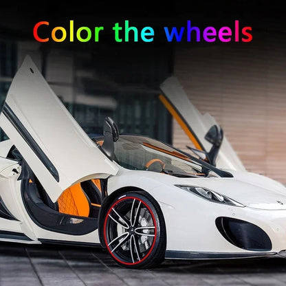 Car Wheel Hub Anti-Collision Strip - Scratch Resistant and Decorative Strip, PVC Tire Protector, Enhances Vehicle Appearance