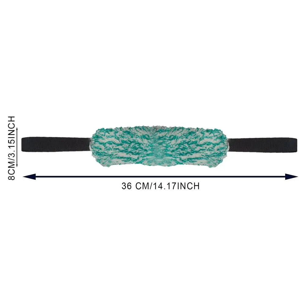 Car Wheel Wash Towel Brush Double-Sided Long Belt Cleaning Towel Microfiber Coral Plush Wheel Pull Belt Brush Hub Detail Towel
