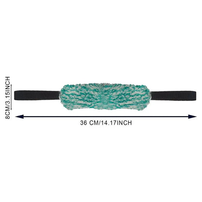 Car Wheel Wash Towel Brush Double-Sided Long Belt Cleaning Towel Microfiber Coral Plush Wheel Pull Belt Brush Hub Detail Towel
