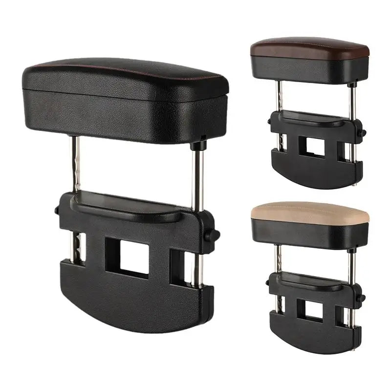 Car Armrest Elbow Support Rest with Storage Box Adjustable Height Auto Seat Gap Elbow Pad Auto Console Side Elbow Heighten Pad