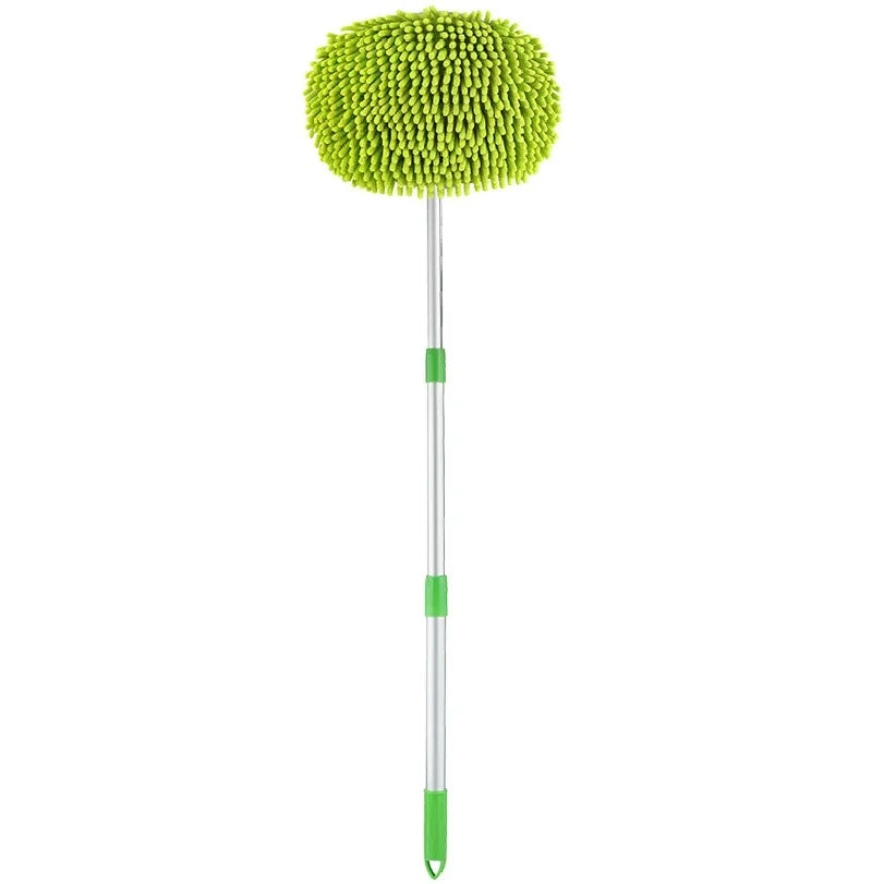 Car Cleaning Brush Detailing Adjustable Super Absorbent Car Wash Brush Telescoping Long Handle Cleaning Mop Auto Accessories
