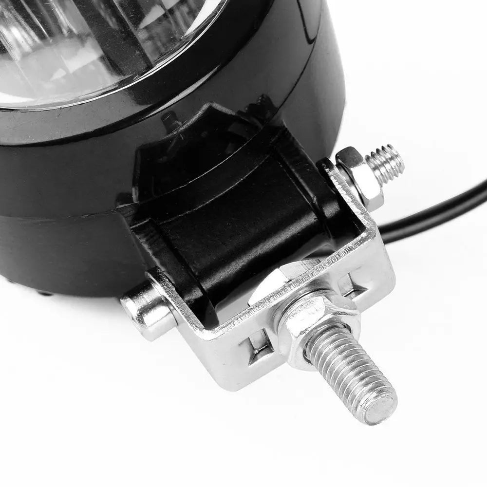 2PCS/1PC 12V-80V Waterproof round Angel Eyes LED Light Portable Spotlights Motorcycle Offroad Truck Driving Car Boat Work Light