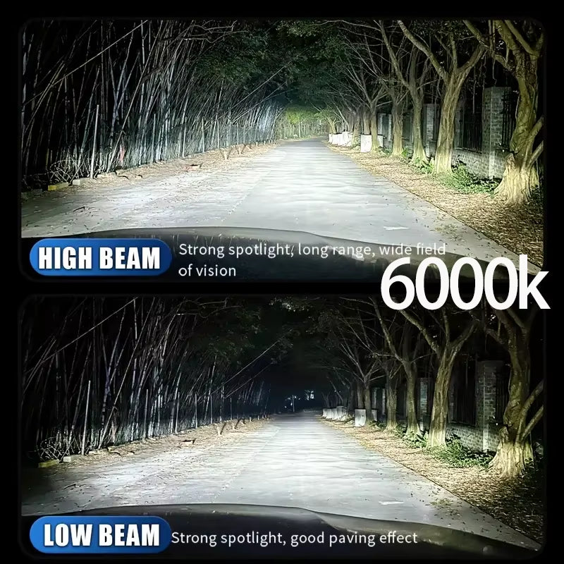 Heyword 150000Lm 450W 1860 CSP Chip 3000K/4300K/6000K/8000K Car LED Headlight H4 H7 H1 LED Headlights 9005 H7 H11 Led Light