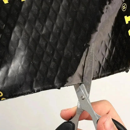 Elf-Adhesive Butyl Rubber Car Sound Deadening Mat for Sedan SUV Pickup RV Hood Dashboard Wheel Well Liner Vibration Dampening