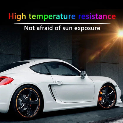Car Wheel Hub Anti-Collision Strip - Scratch Resistant and Decorative Strip, PVC Tire Protector, Enhances Vehicle Appearance