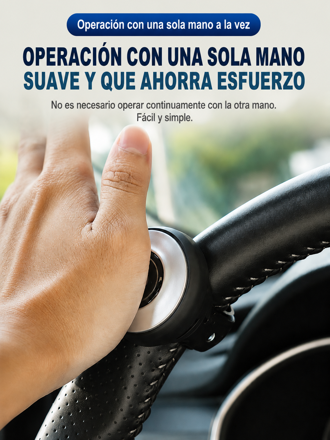 Spinner para Volante – ABS y Metal, Diseño Pata o Auto (2 estilos)