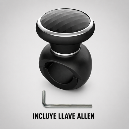 Spinner para Volante – ABS Premium con Textura Diamante Antideslizante