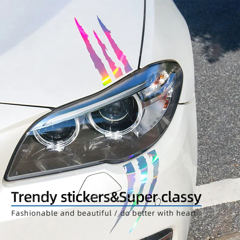 Monster Claw Sticker for Car and Motorcycle | Reflective and Waterproof 40x12cm