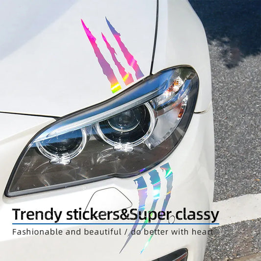 Monster Claw Sticker for Car and Motorcycle | Reflective and Waterproof 40x12cm