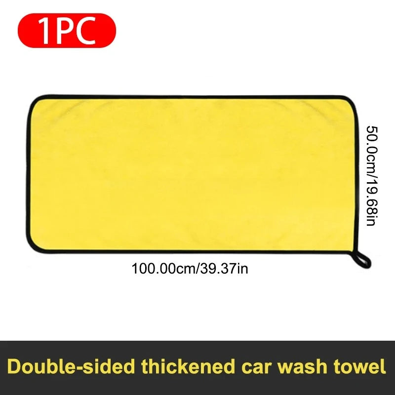 High-End Microfiber Towel Car Wash Towel Detailing Cleaning Cloth Car Wash Drying Towel Car Absorbent Cleaning Products