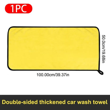 High-End Microfiber Towel Car Wash Towel Detailing Cleaning Cloth Car Wash Drying Towel Car Absorbent Cleaning Products