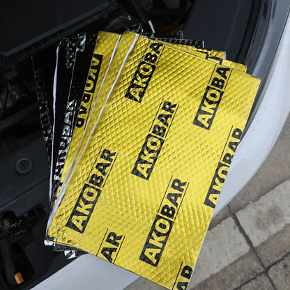 Lámina Insonorizante para Auto Autoadherible | Reducción de Ruido y Vibraciones 25 x 40 cm