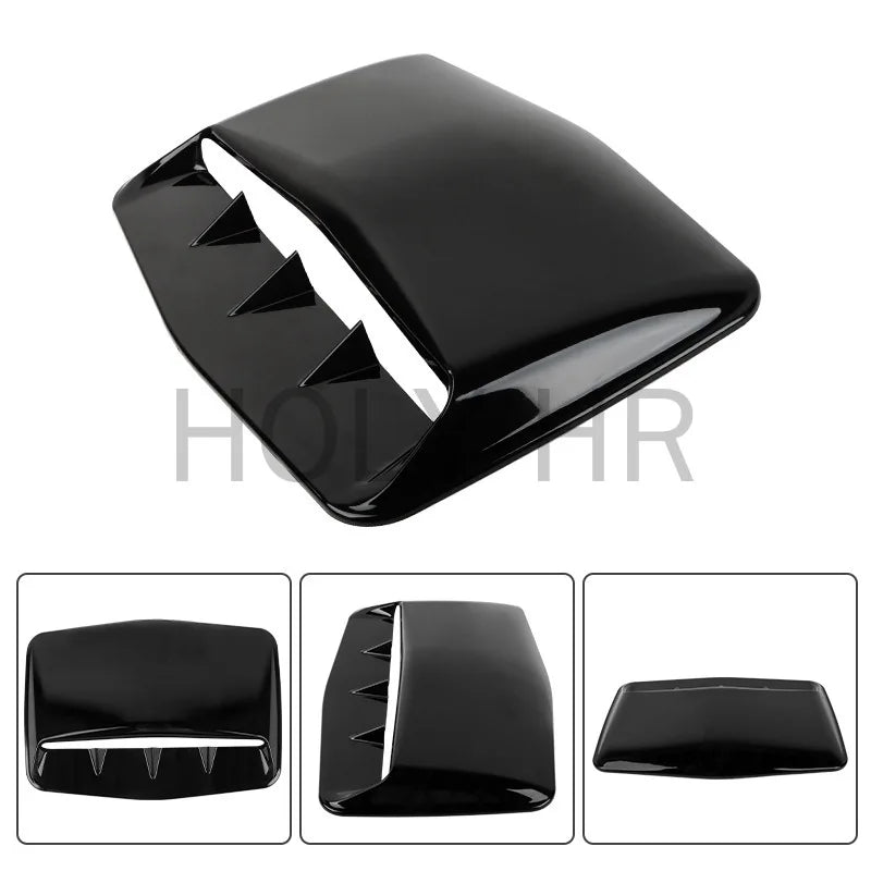 Hood and Side Vent Cover Kit | Universal – Black and Carbon Fiber