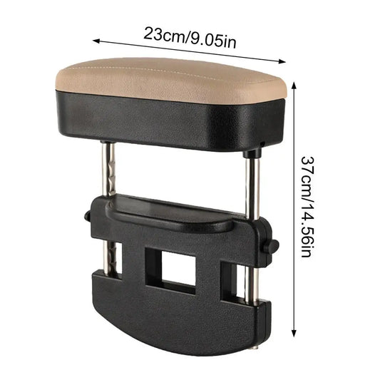 Car Armrest Elbow Support Rest with Storage Box Adjustable Height Auto Seat Gap Elbow Pad Auto Console Side Elbow Heighten Pad