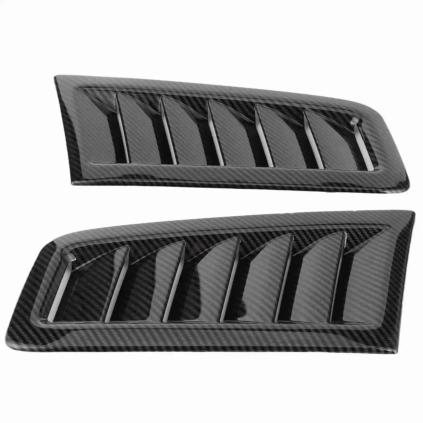 2PCS Hood Vents Focus RS MK2 Style the Latest Solid Material, Durable and Hardened ABS Universal