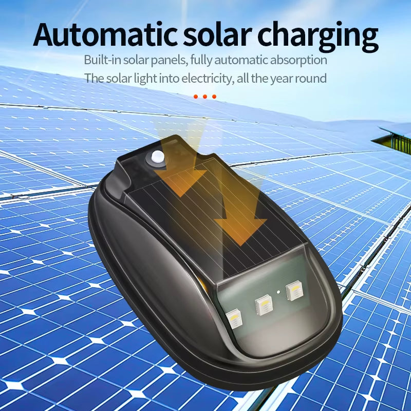 RGB Led Strobe Lights Solar Powered Aircraft Airplane Helicopter Warning Lights Wireless Light LED Flash for Car Motorcycle