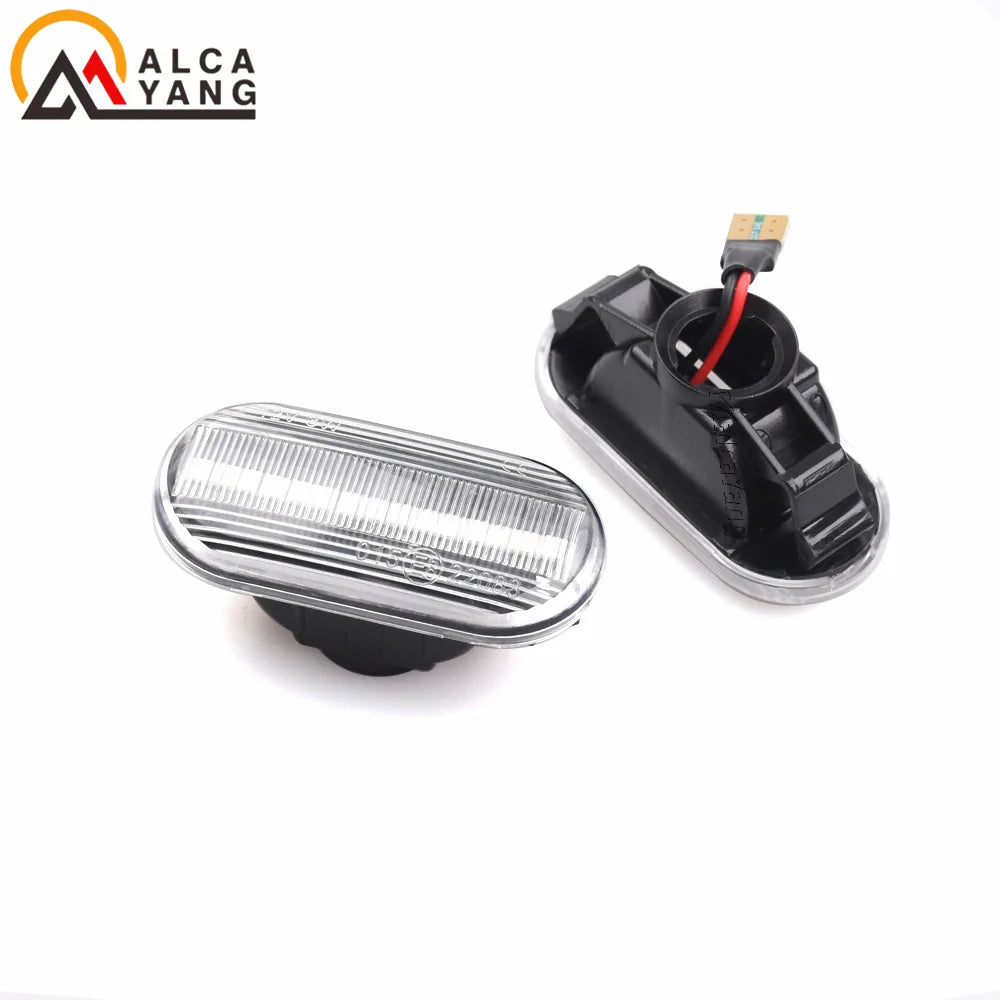 Car Dynamic Side Marker LED Turn Signal Light for Nissan Cube Z11 Tiida C11 Note E11 NE11 Micra K12 NP300 Navara D40 Qashqai J10