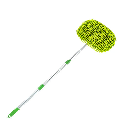 Car Cleaning Brush Detailing Adjustable Super Absorbent Car Wash Brush Telescoping Long Handle Cleaning Mop Auto Accessories