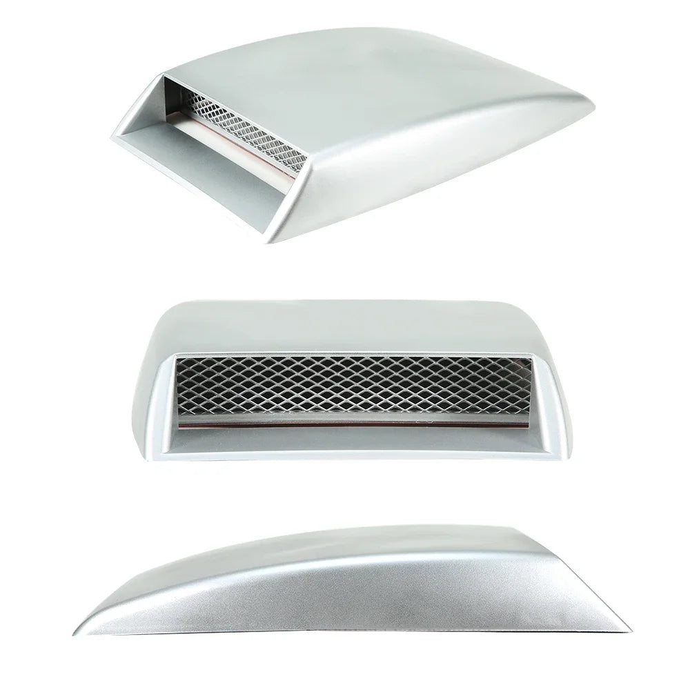 Car Hood Air Intake Simulation Trim Air Intake Hood Vent Sticker Cover Engine Hood Universal ​Automotive Trim Accessor