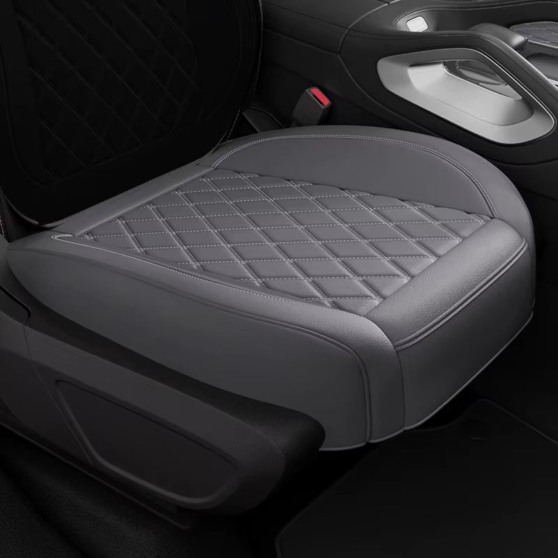 Nappa Leather Car Seat Cover Surround Bottom Car Seat Cover Full Set Durable Car Seat Protection Cushion Car Accessories