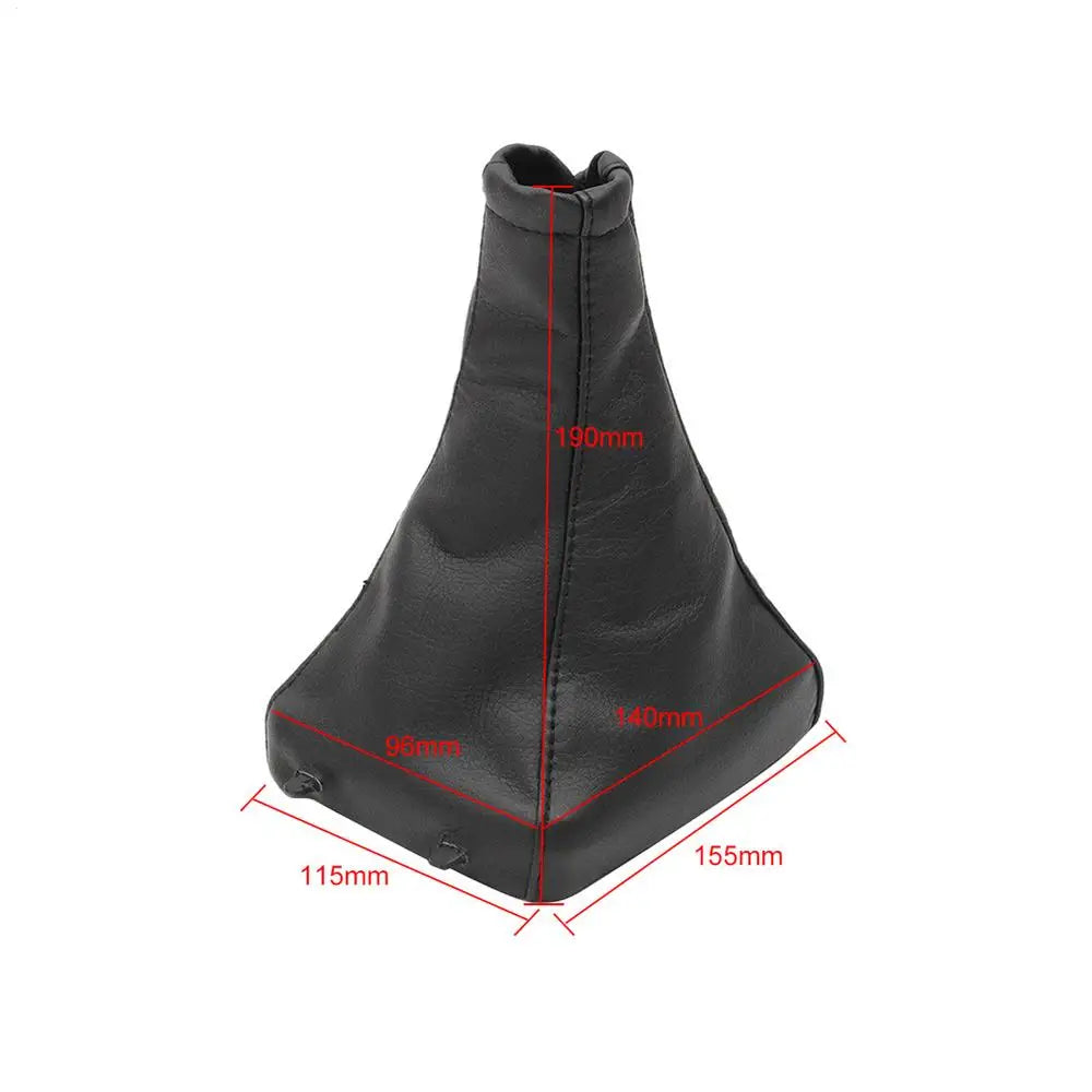 Leather Car Gear Shift Gaiter Boot, Universal Shifter Lever Dustproof Cover, Wear Resistant Interior Protective Sleeve