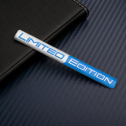 3D Metal Aluminum Car Body Side Fender Limited Edition Emblem Sticker Auto Decoration for MITSUBISHI Ralliart Lancer Outlander