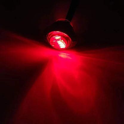 12V 24V LED Side round Marker Lights Indicator Lights Waterproof LED for Truck Trailer Boat Turn Signal Lamp