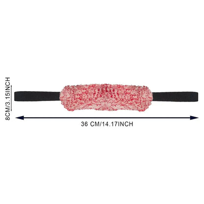 Car Wheel Wash Towel Brush Double-Sided Long Belt Cleaning Towel Microfiber Coral Plush Wheel Pull Belt Brush Hub Detail Towel