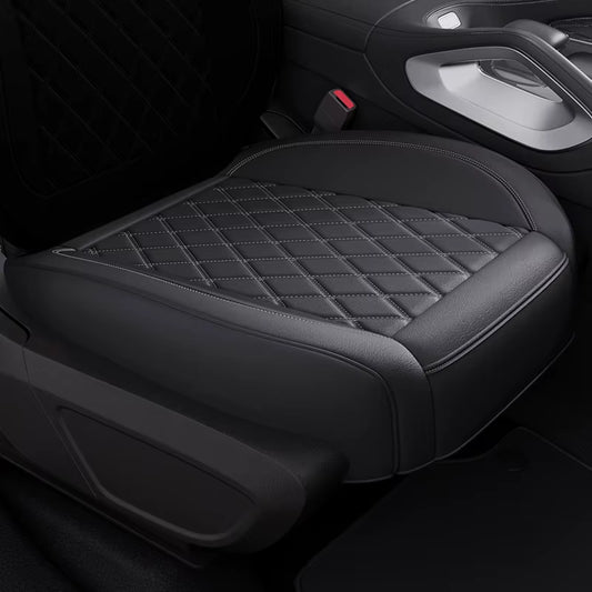 Nappa Leather Car Seat Cover Surround Bottom Car Seat Cover Full Set Durable Car Seat Protection Cushion Car Accessories