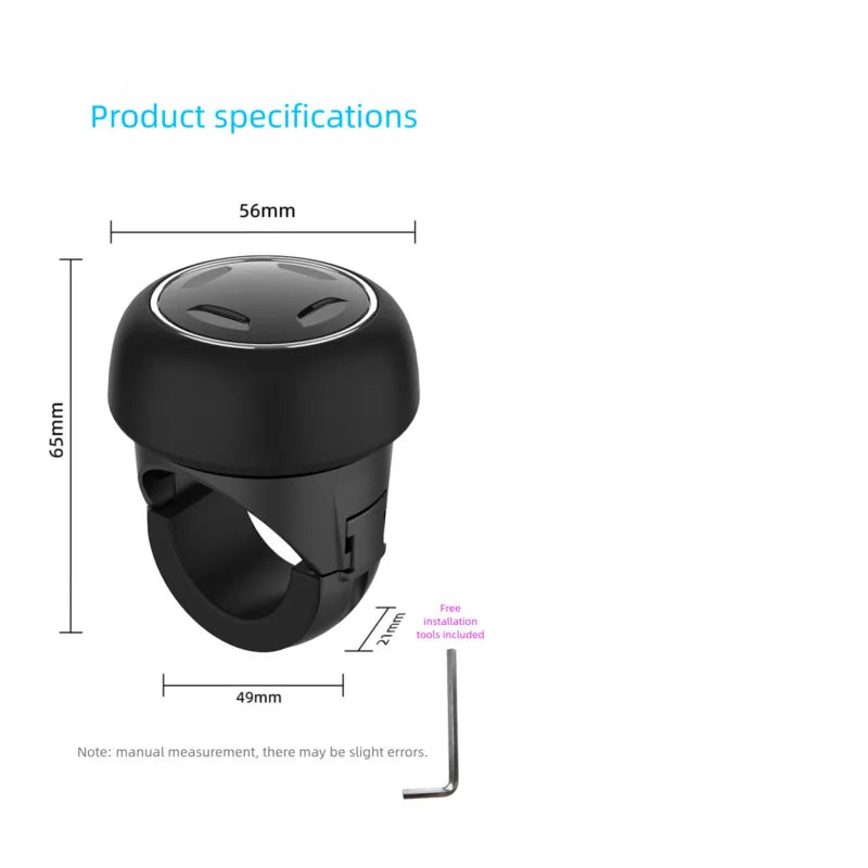Universal Car Steering Wheel Booster Ball Labor Saving Turning Spinner Knob Bearing Power Handle Holder Automotive Accessories